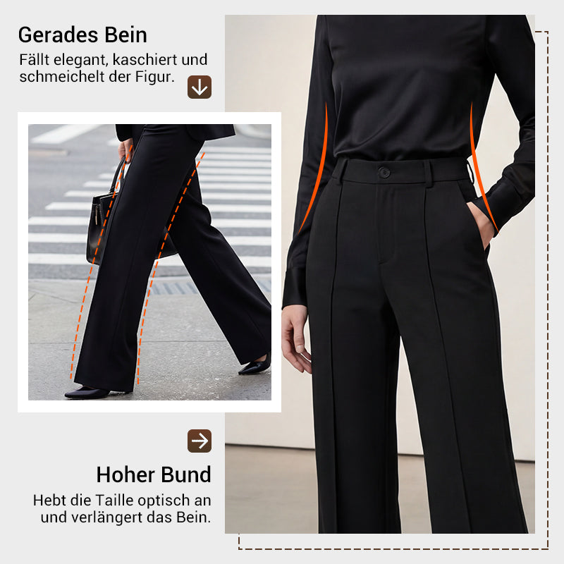 Yakelin | Pantalones de traje de tiro alto para mujer
