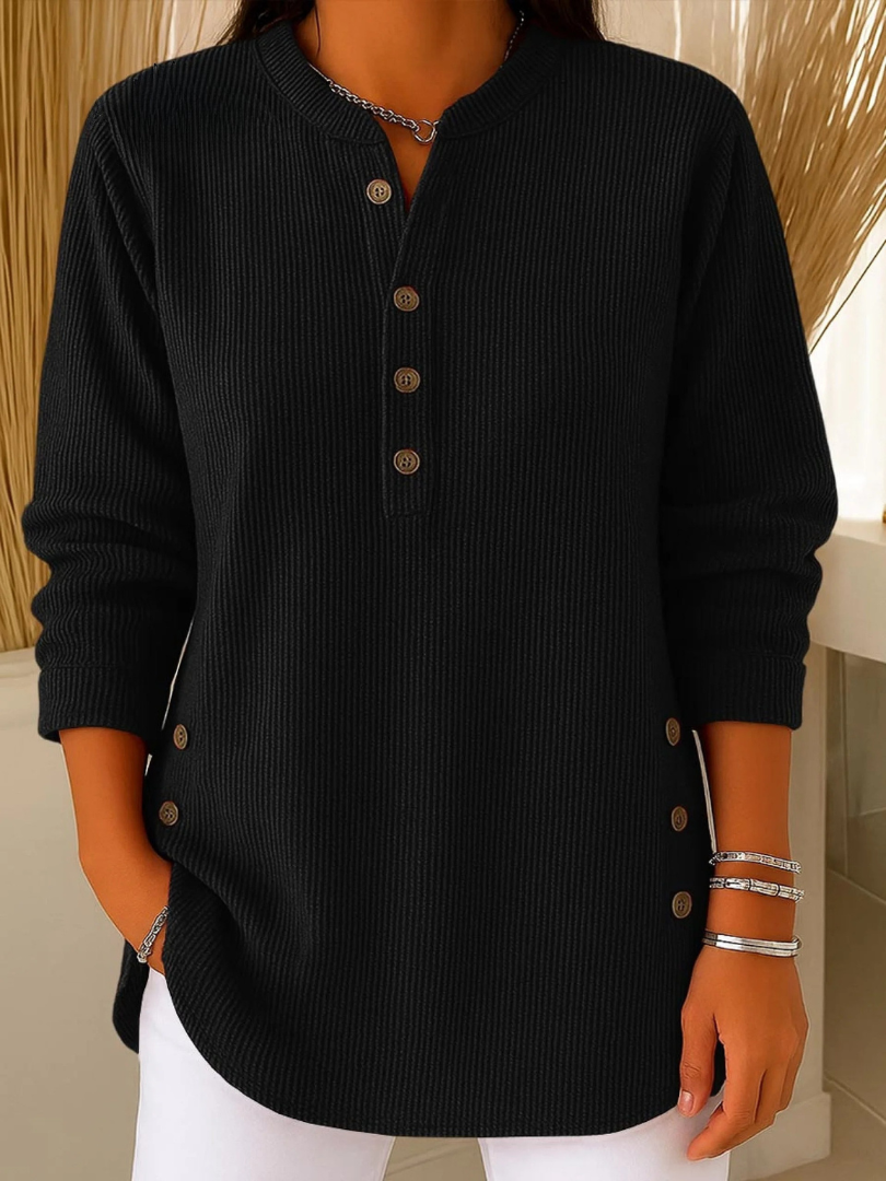 Nives | Túnica Henley con botones