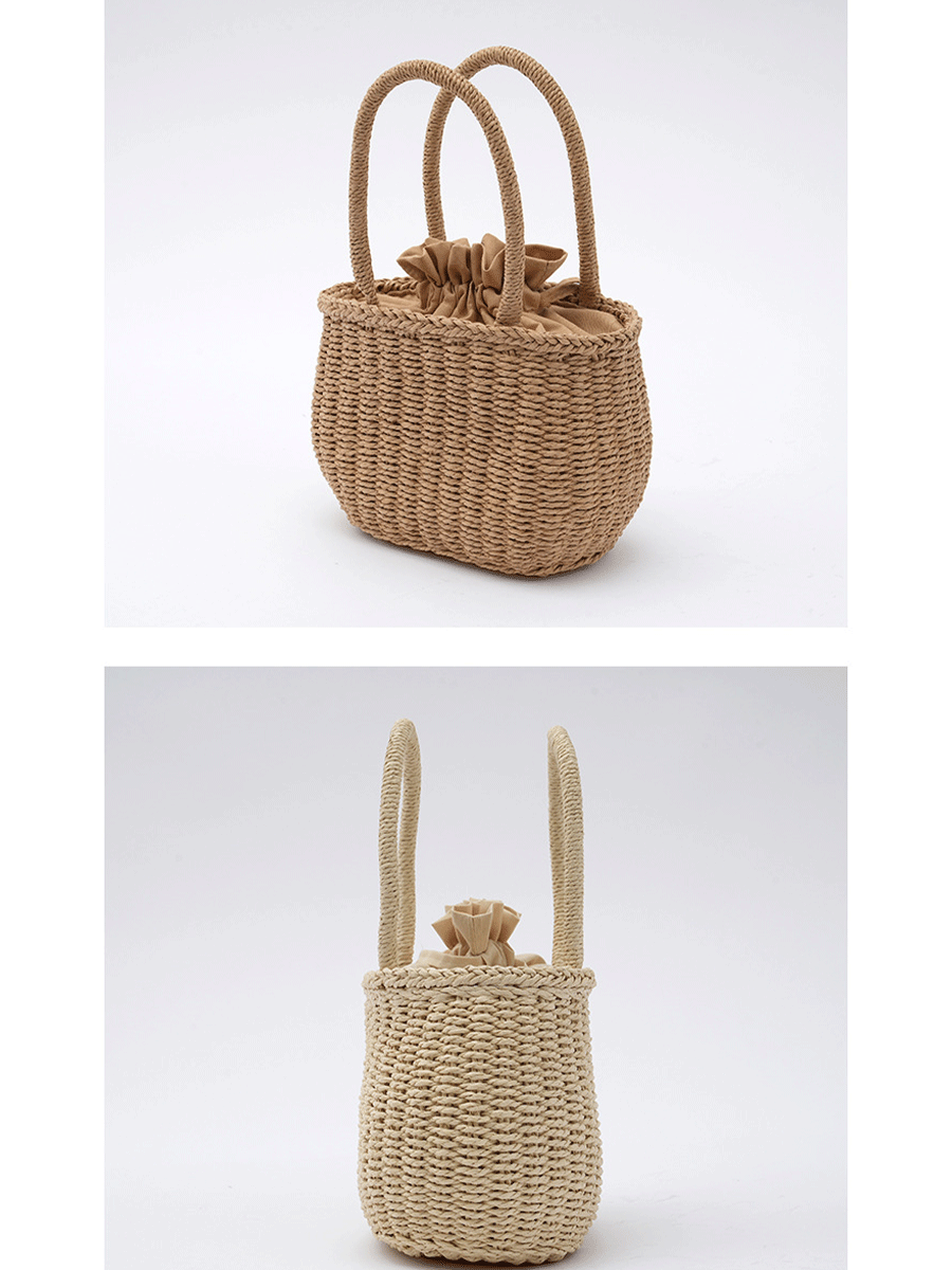 Bolso de Mano Tejido Elegante y Casual para Mujer MDA3137G8I