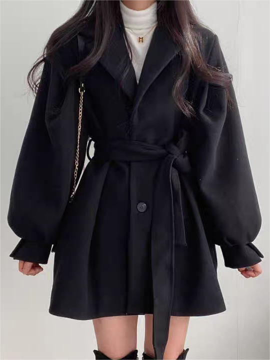 Vestido Abrigo con Cinturón Soho para Mujer