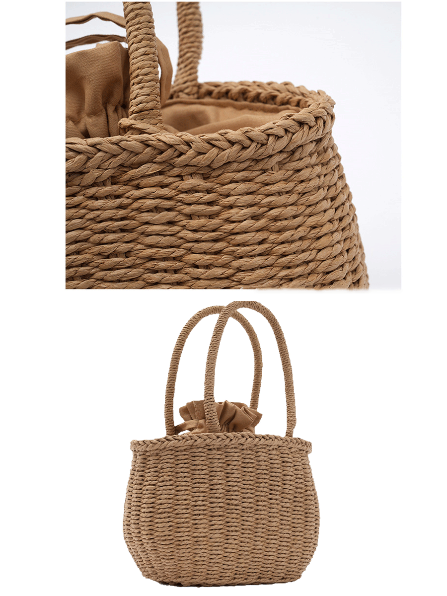 Bolso de Mano Tejido Elegante y Casual para Mujer MDA3137G8I