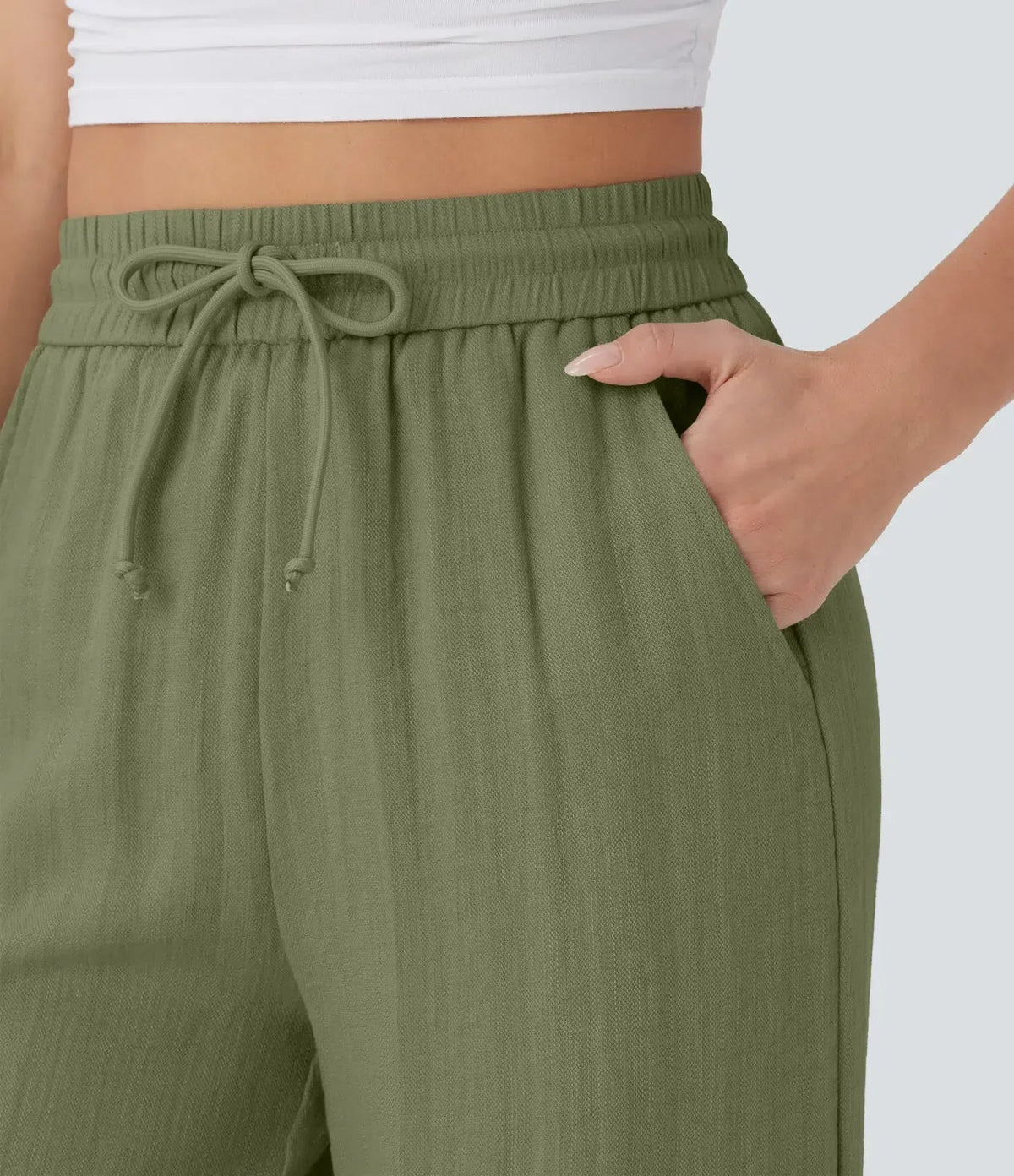 Sarah – Pantalones de pernera ancha y estilo desenfadado