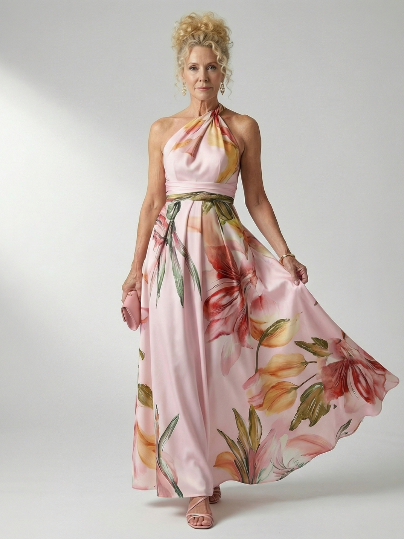 Amanda | Vestido largo floral ligero