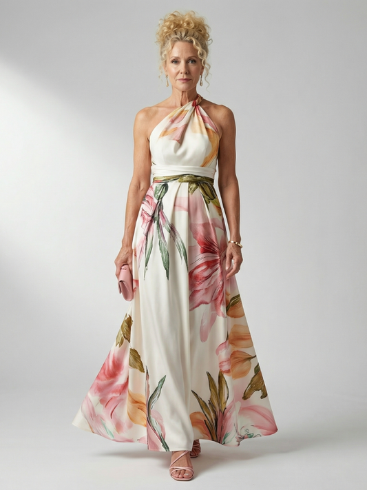 Amanda | Vestido largo floral ligero