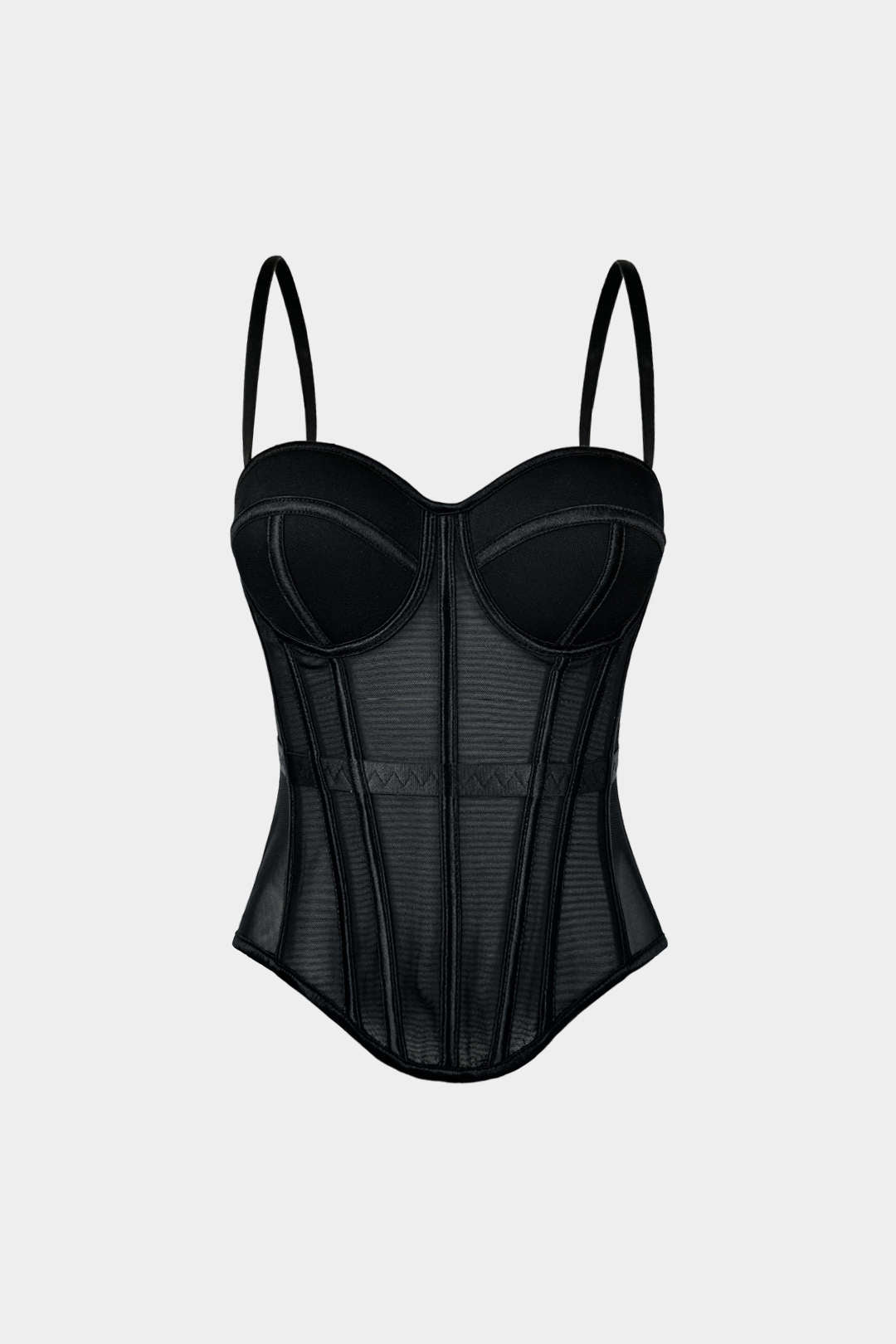 Corsé Bustier de Malla Top Cami