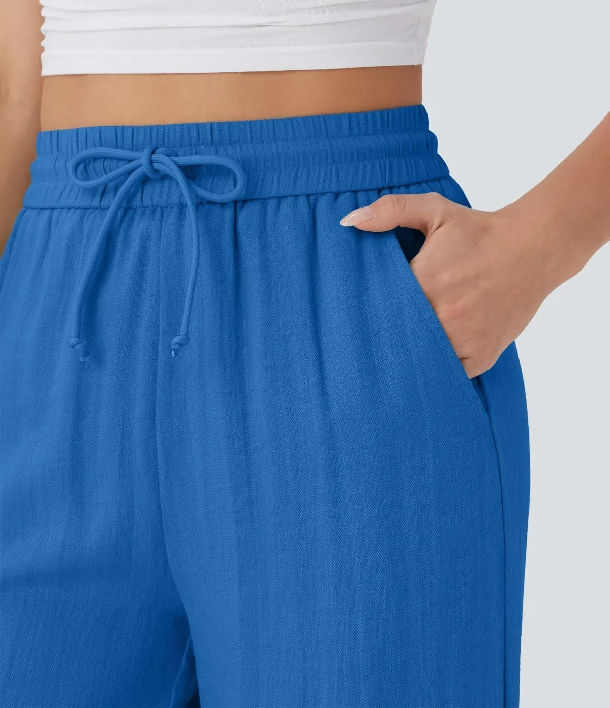 Sarah – Pantalones de pernera ancha y estilo desenfadado