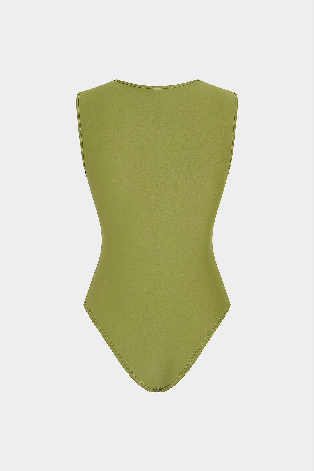 Body sin Mangas de Cuello Redondo con Nudo Trenzado