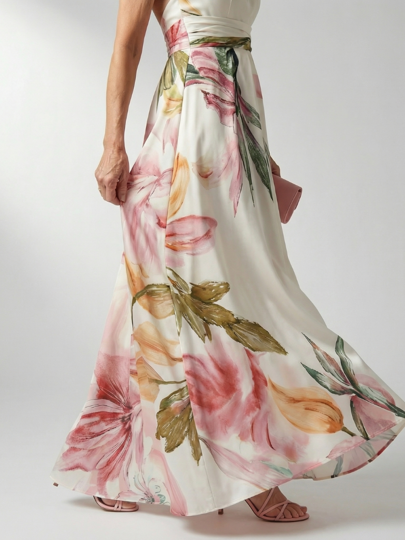 Amanda | Vestido largo floral ligero