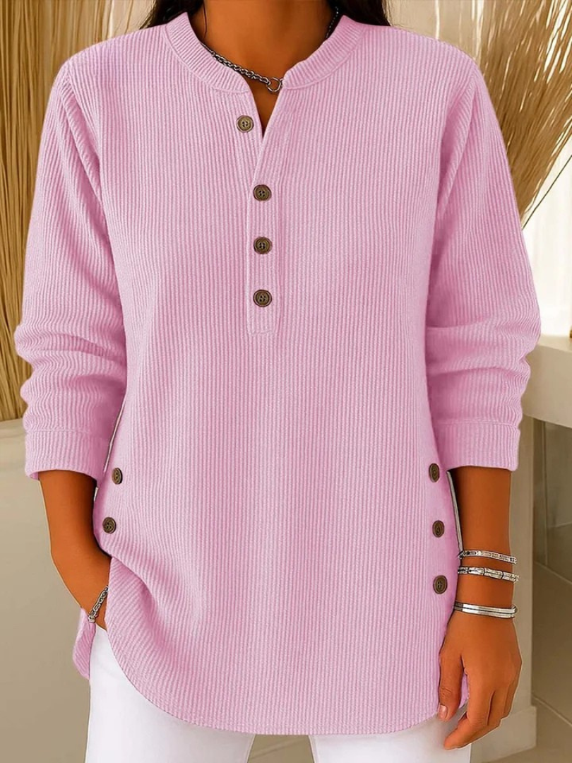 Nives | Túnica Henley con botones