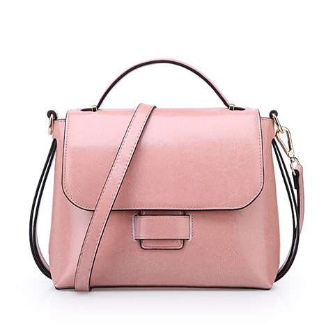 Bolso de hombro de cuero de estilo clásico