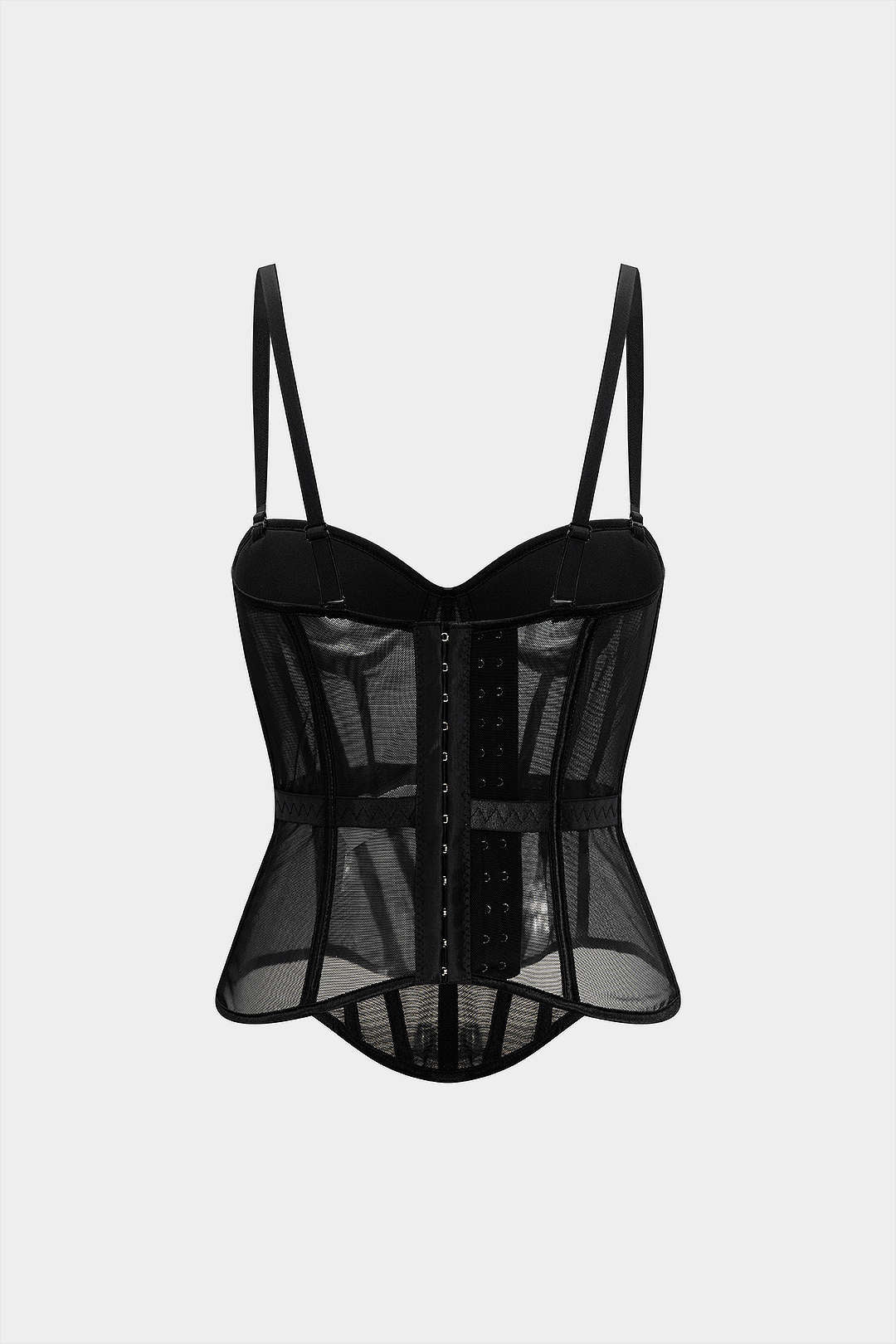 Corsé Bustier de Malla Top Cami