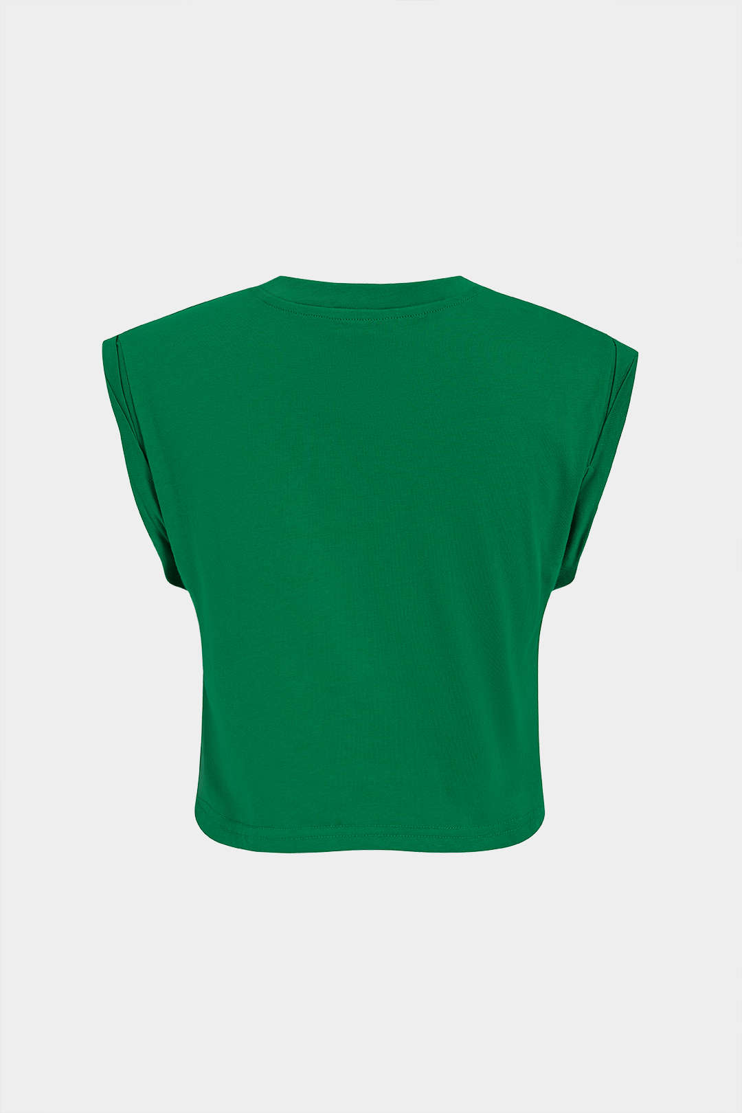 Camiseta de Manga Corta Anudada con Dobladillo de Estampado Floral