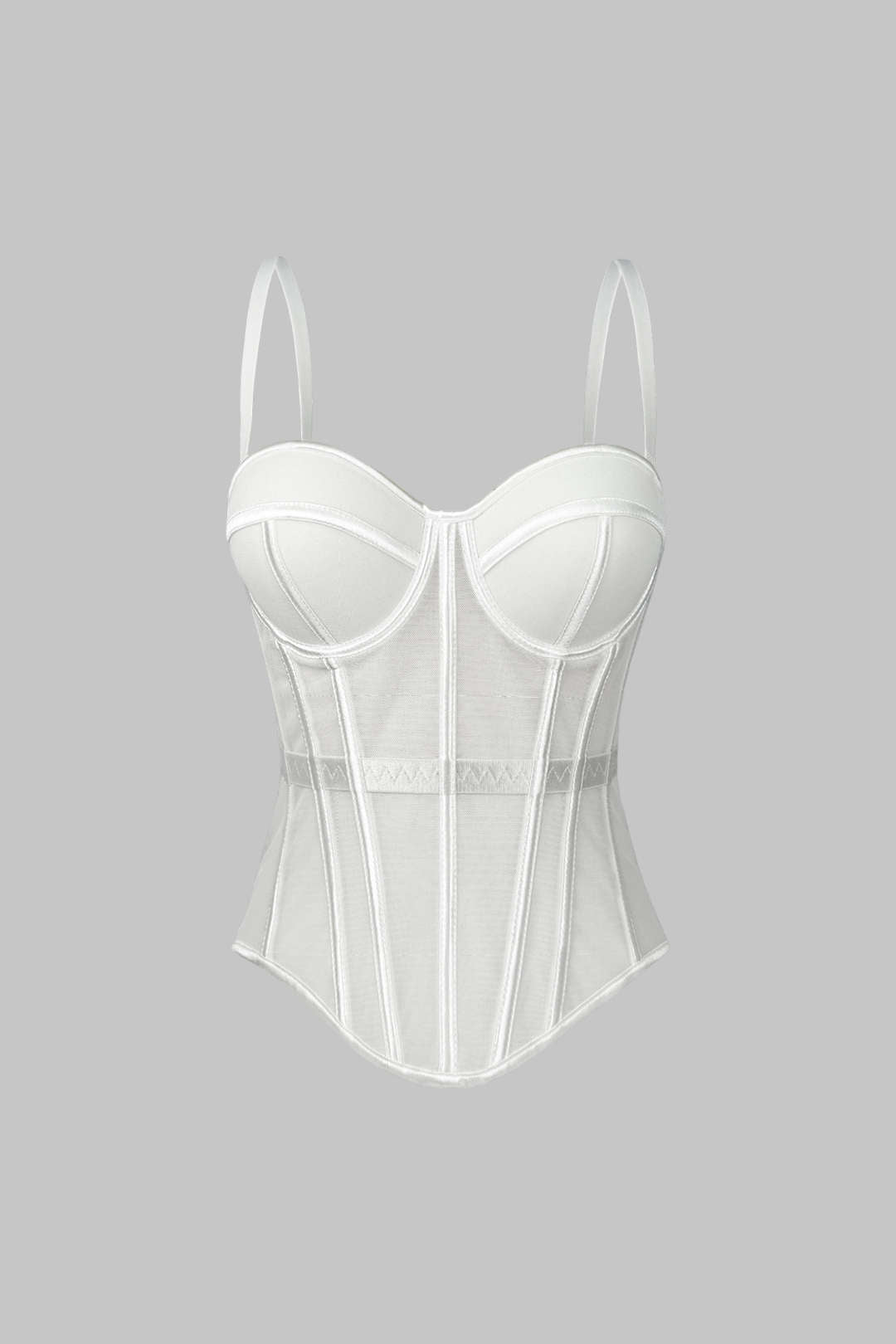 Corsé Bustier de Malla Top Cami
