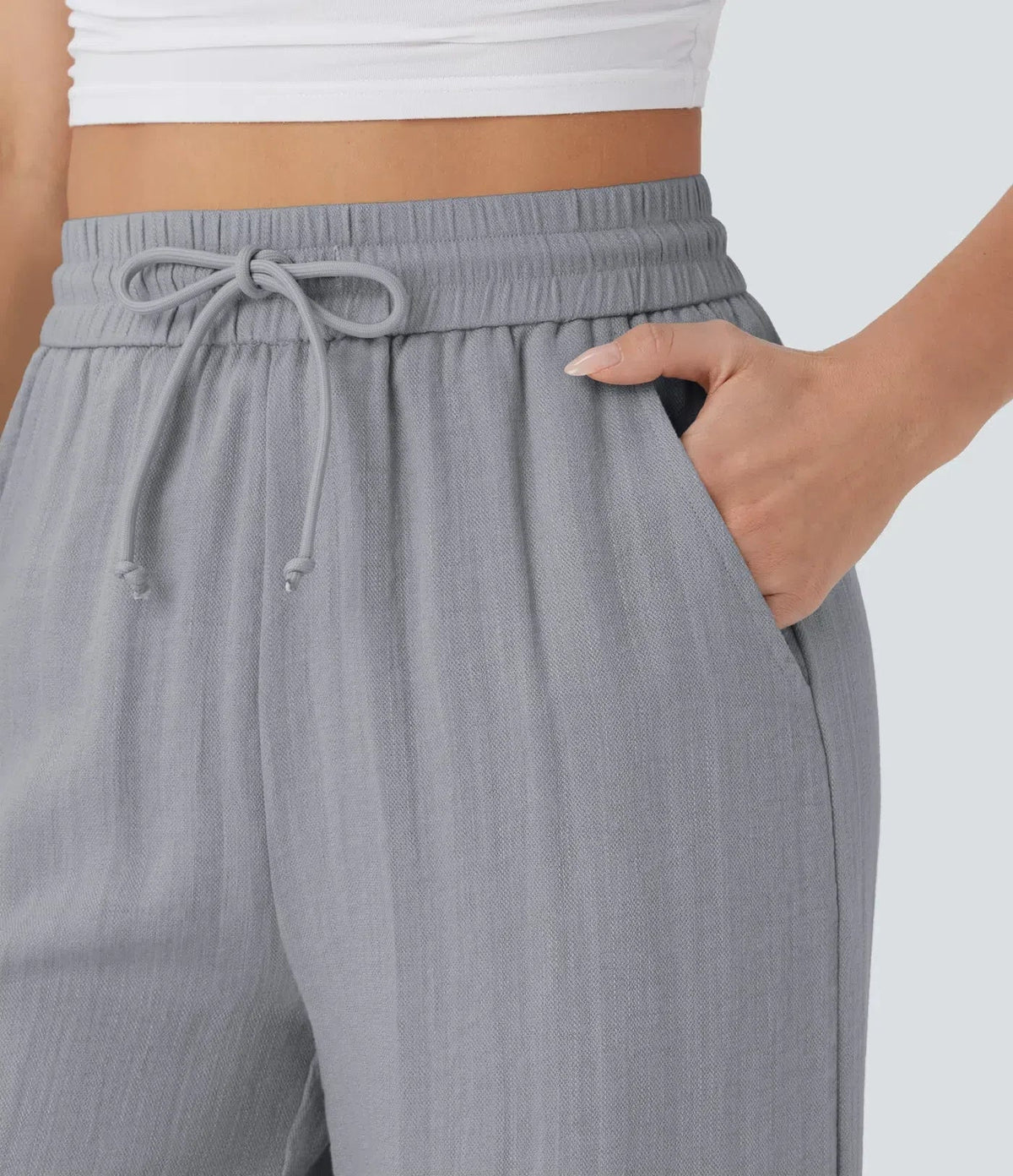 Sarah – Pantalones de pernera ancha y estilo desenfadado