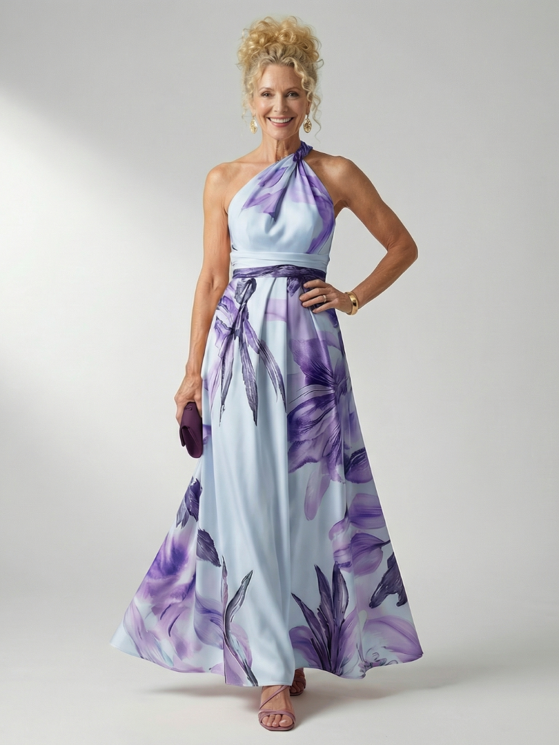 Amanda | Vestido largo floral ligero