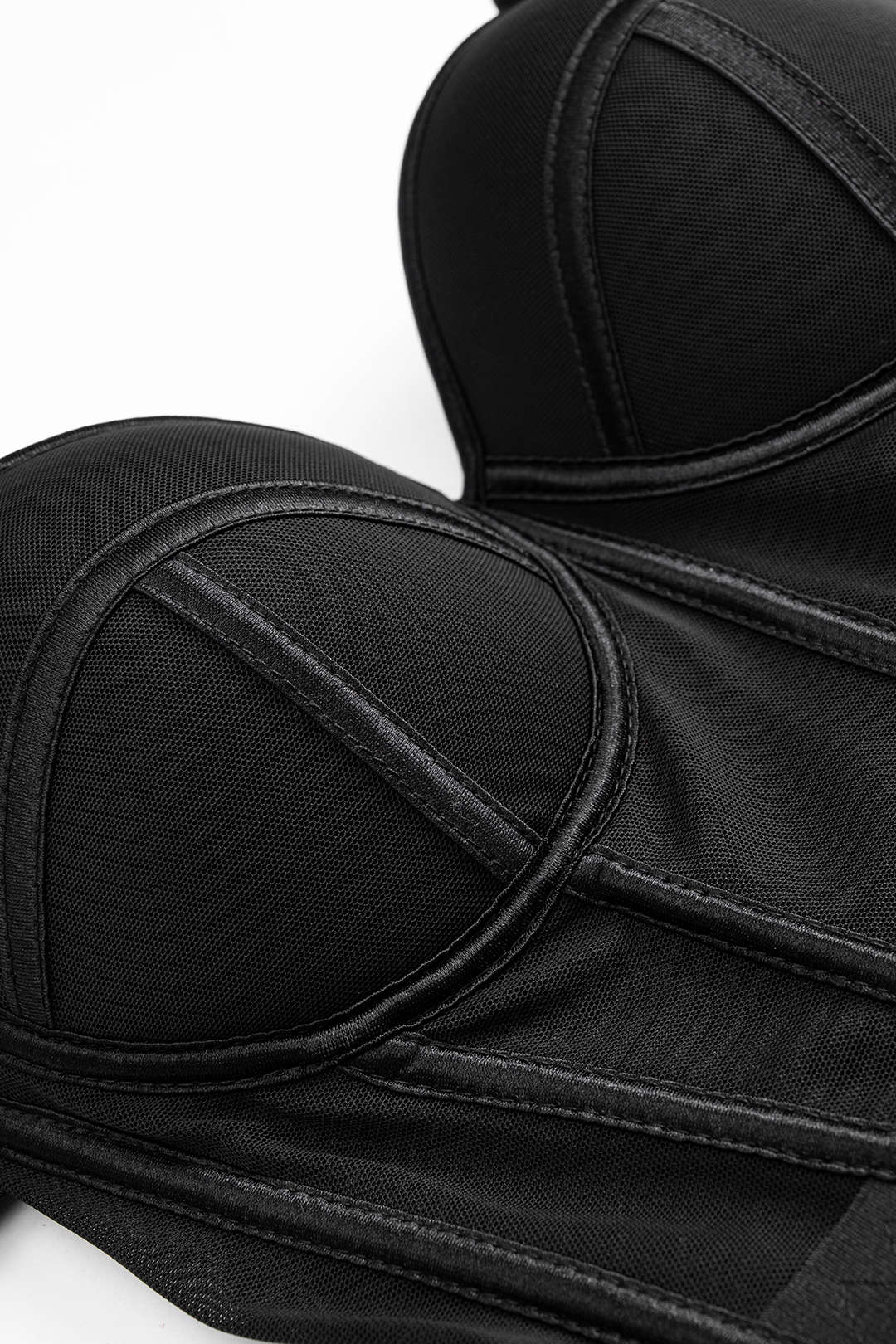 Corsé Bustier de Malla Top Cami