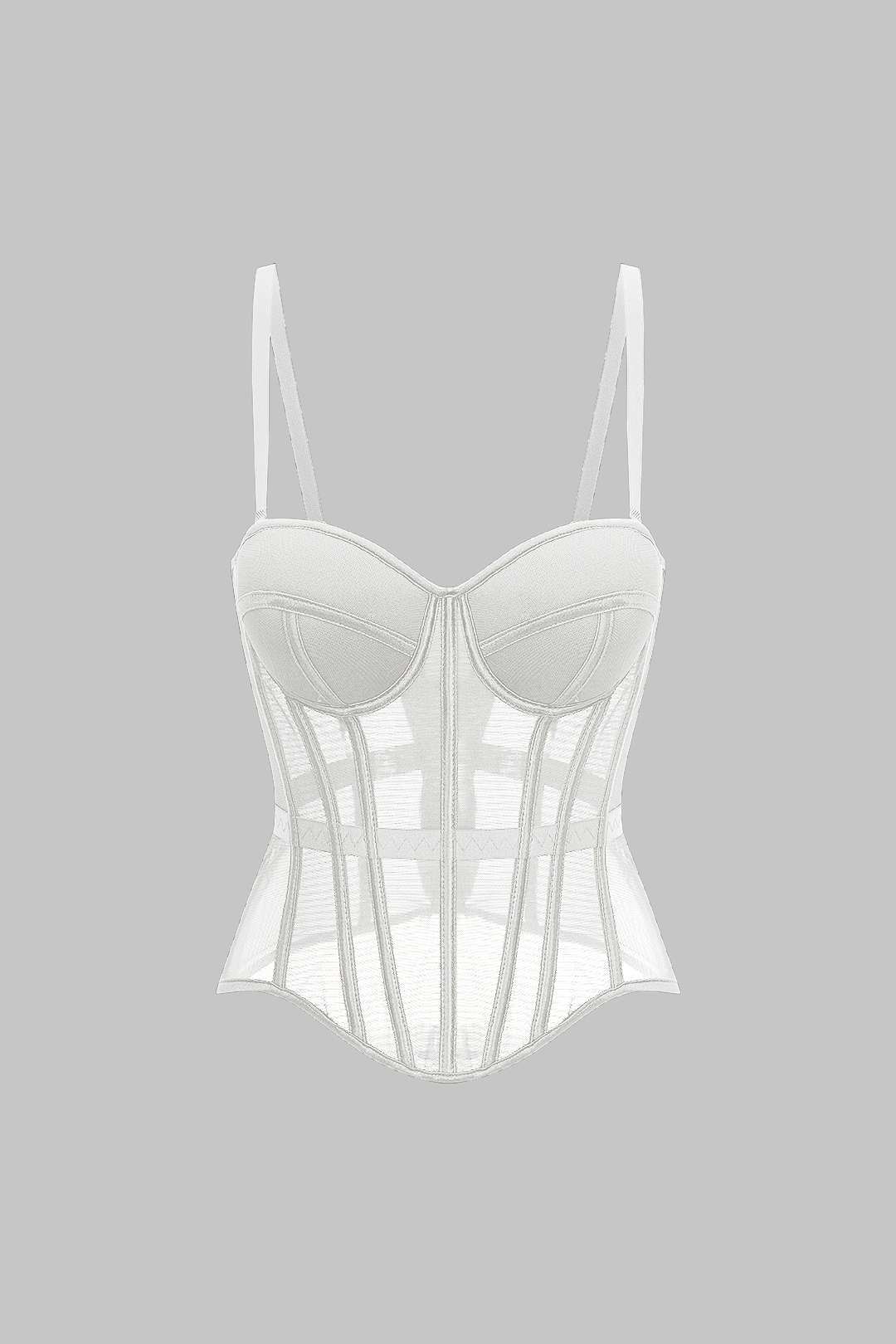Corsé Bustier de Malla Top Cami