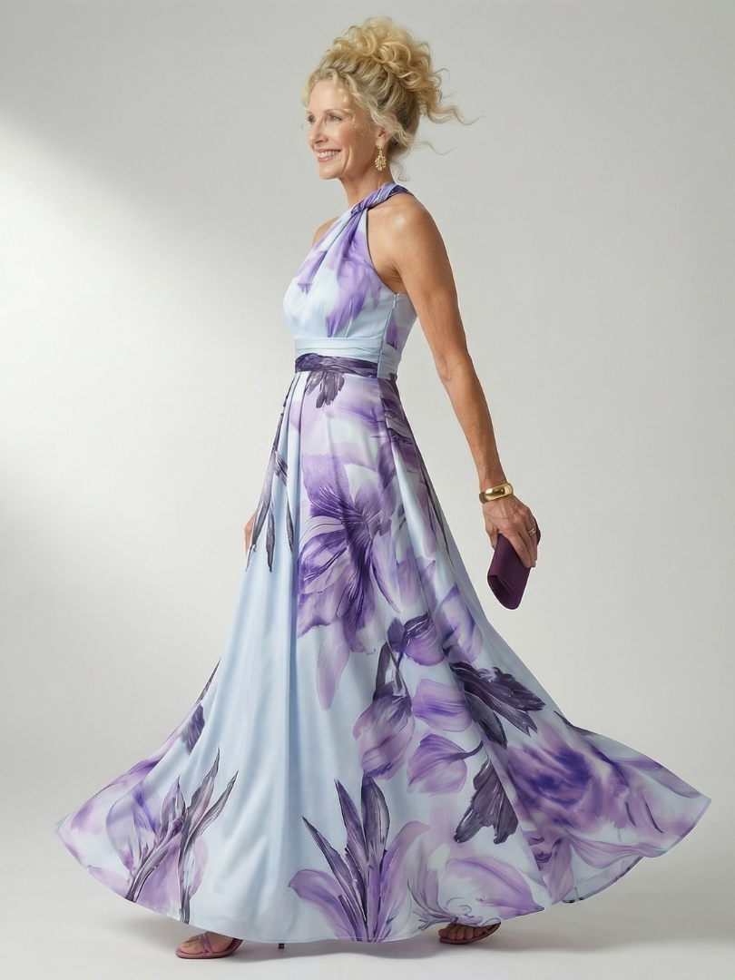 Amanda | Vestido largo floral ligero