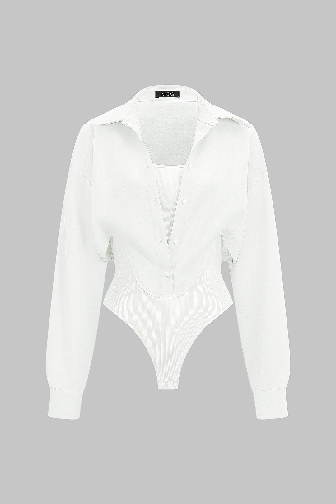 Body de Manga Larga en Patchwork