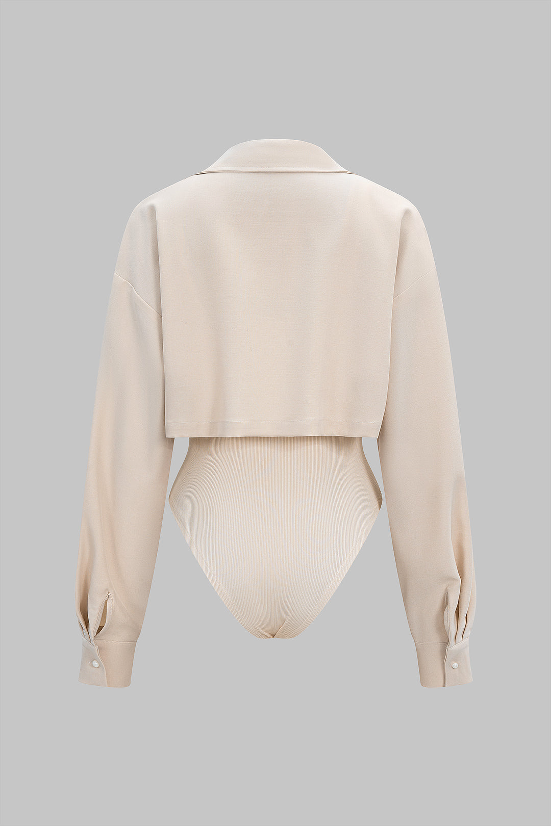 Body de Manga Larga en Patchwork