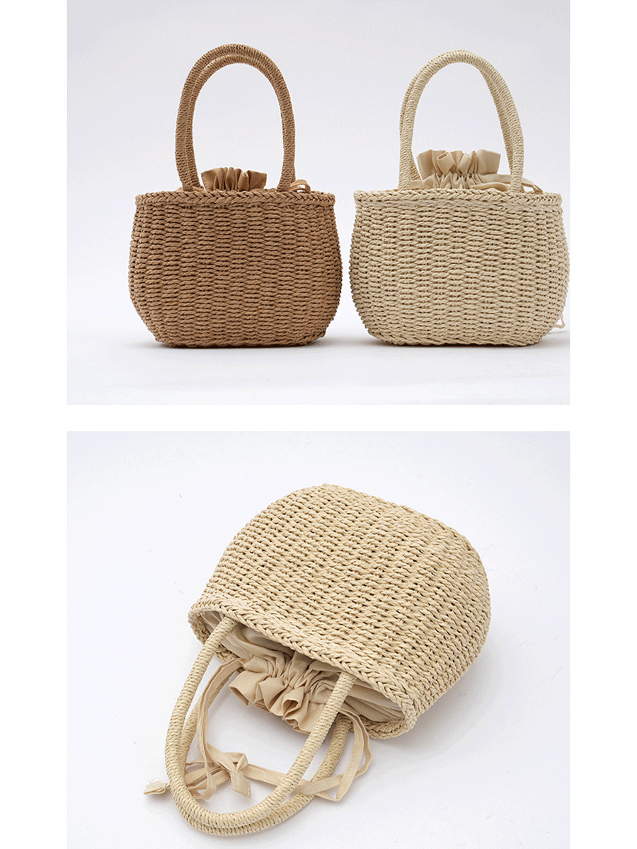 Bolso de Mano Tejido Elegante y Casual para Mujer MDA3137G8I