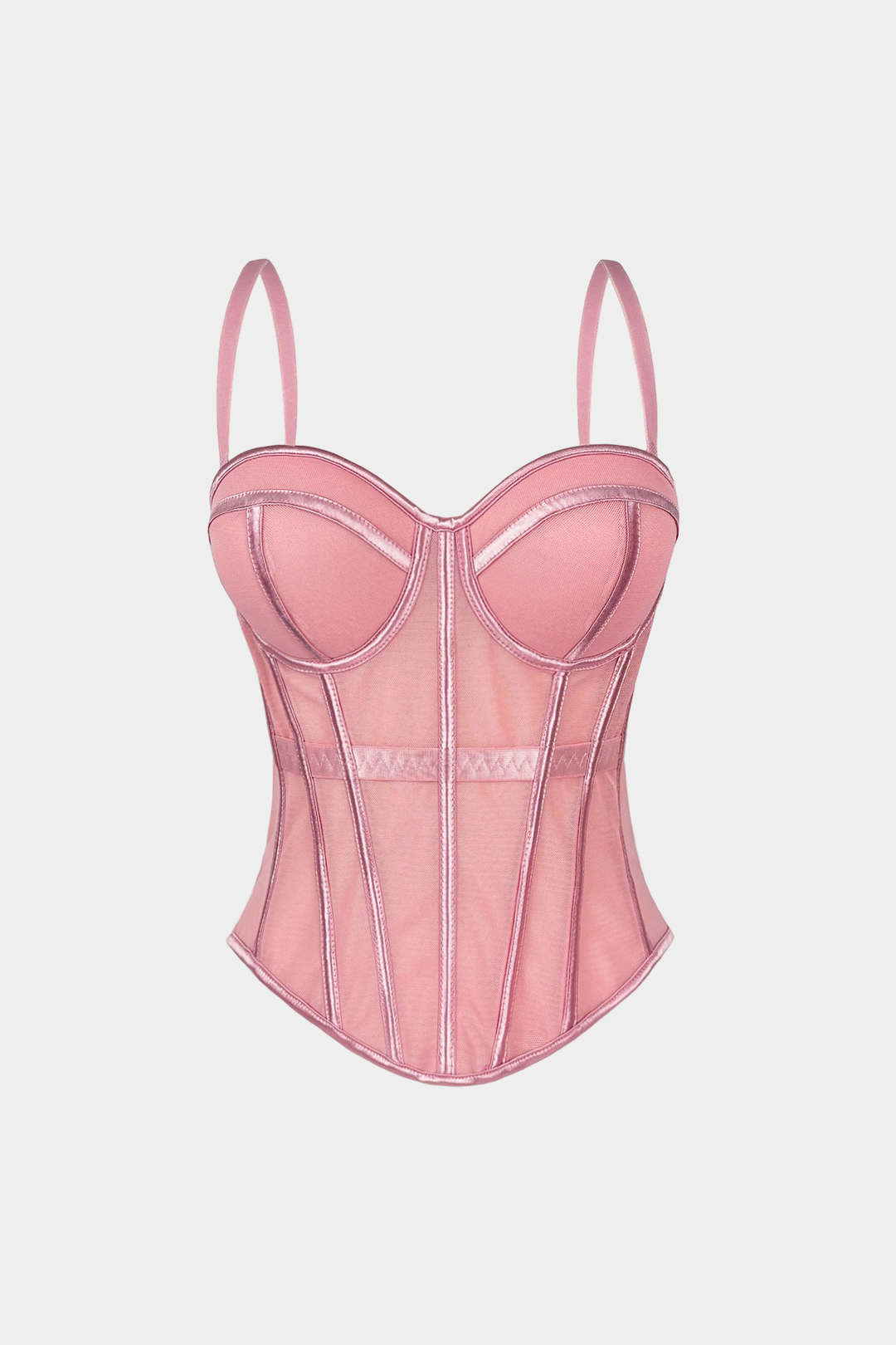 Corsé Bustier de Malla Top Cami