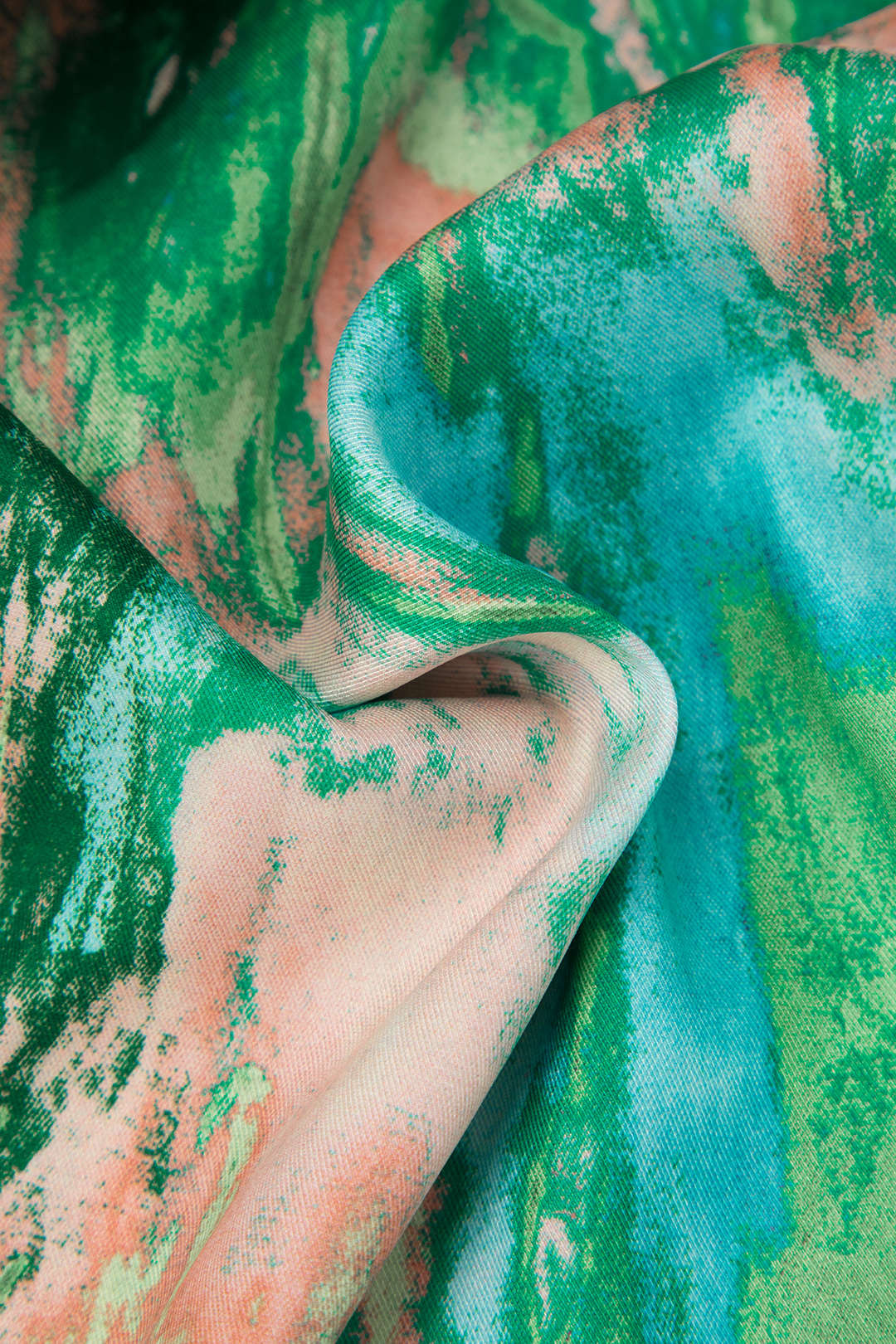Inna Pantalón Recto con Estampado Marmoleado Elegante