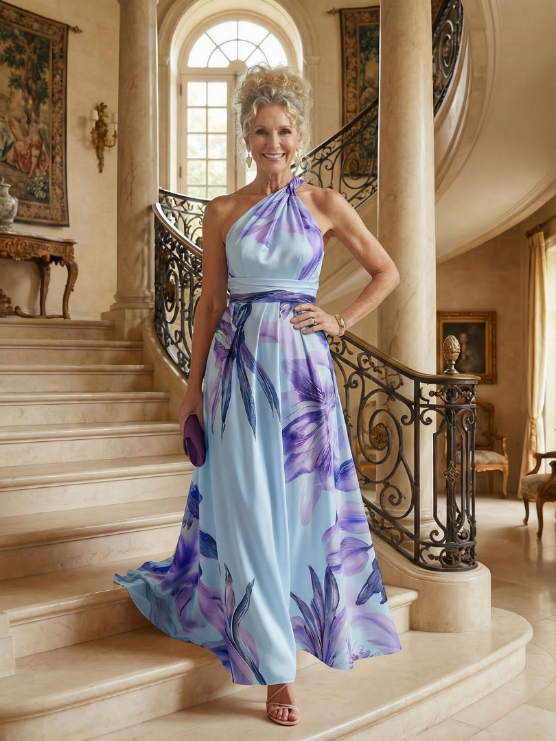 Amanda | Vestido largo floral ligero
