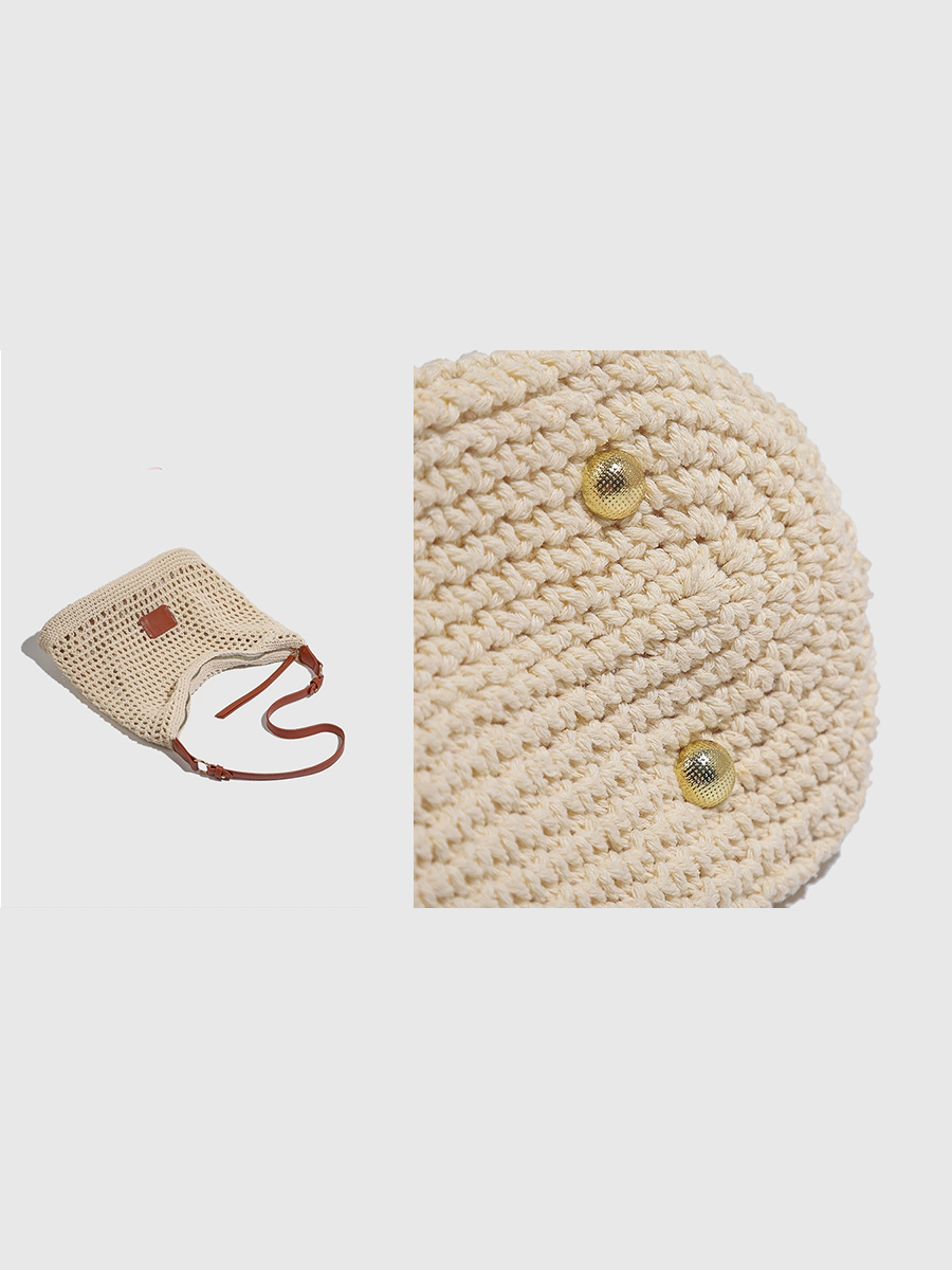 Bolso de Paja Tejido para Mujer, Bolso de Playa, Bandolera MDA0430H3T