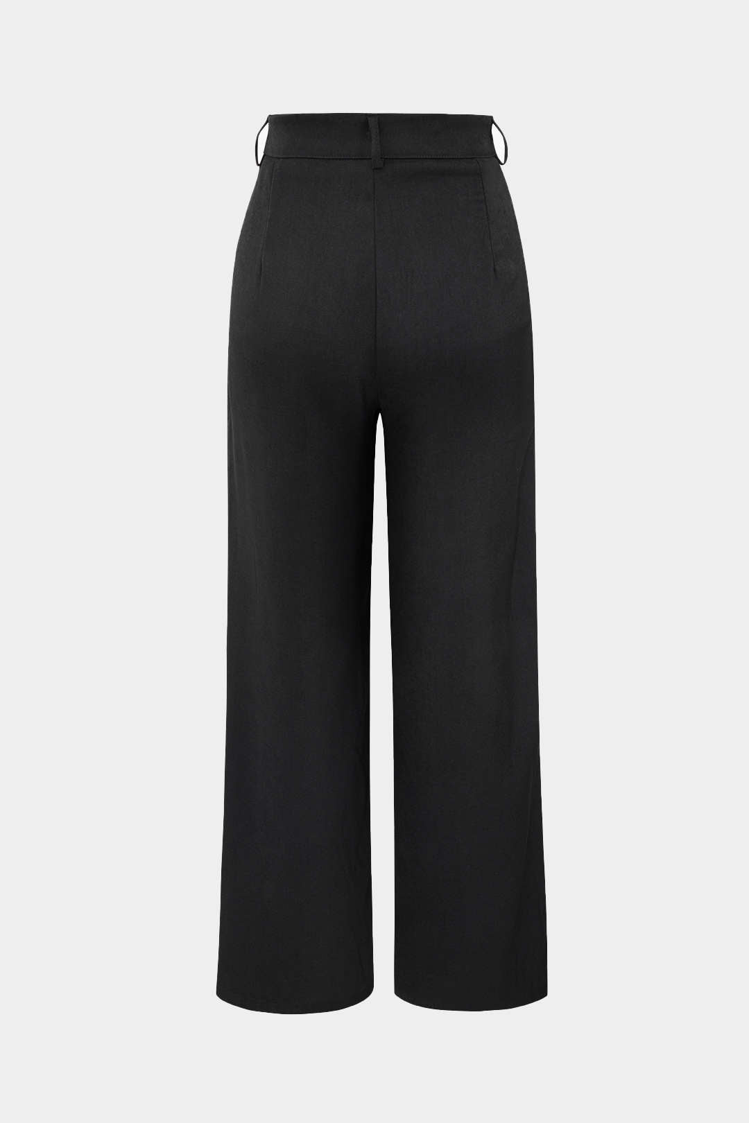 Oaklyn Pantalón Recto de Cintura Cruzada y Caída Fluida