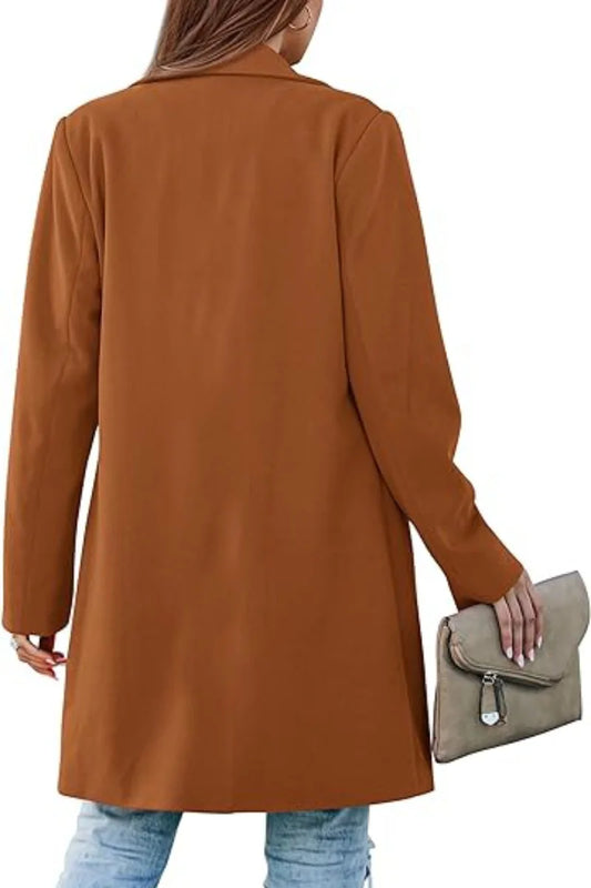 Gabardina de Otoño para Mujer – Diseño con Solapa Elegante para Salidas Chic