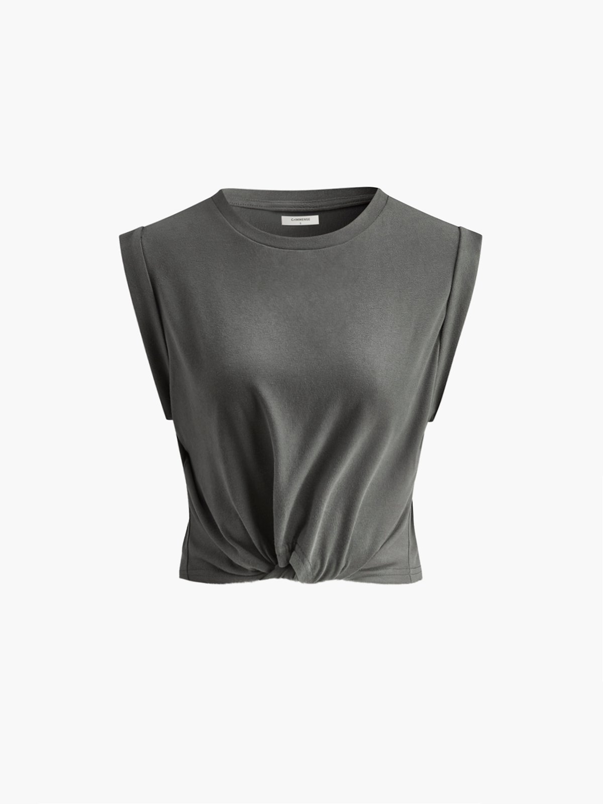 Camiseta de Algodón Anudada
