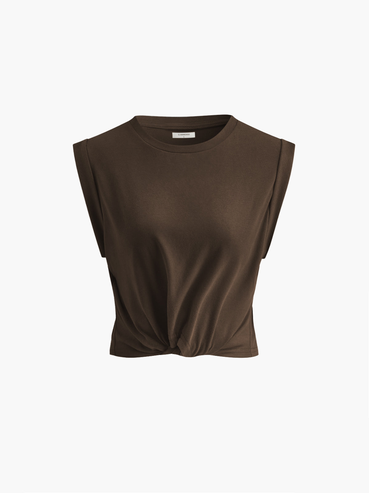 Camiseta de Algodón Anudada