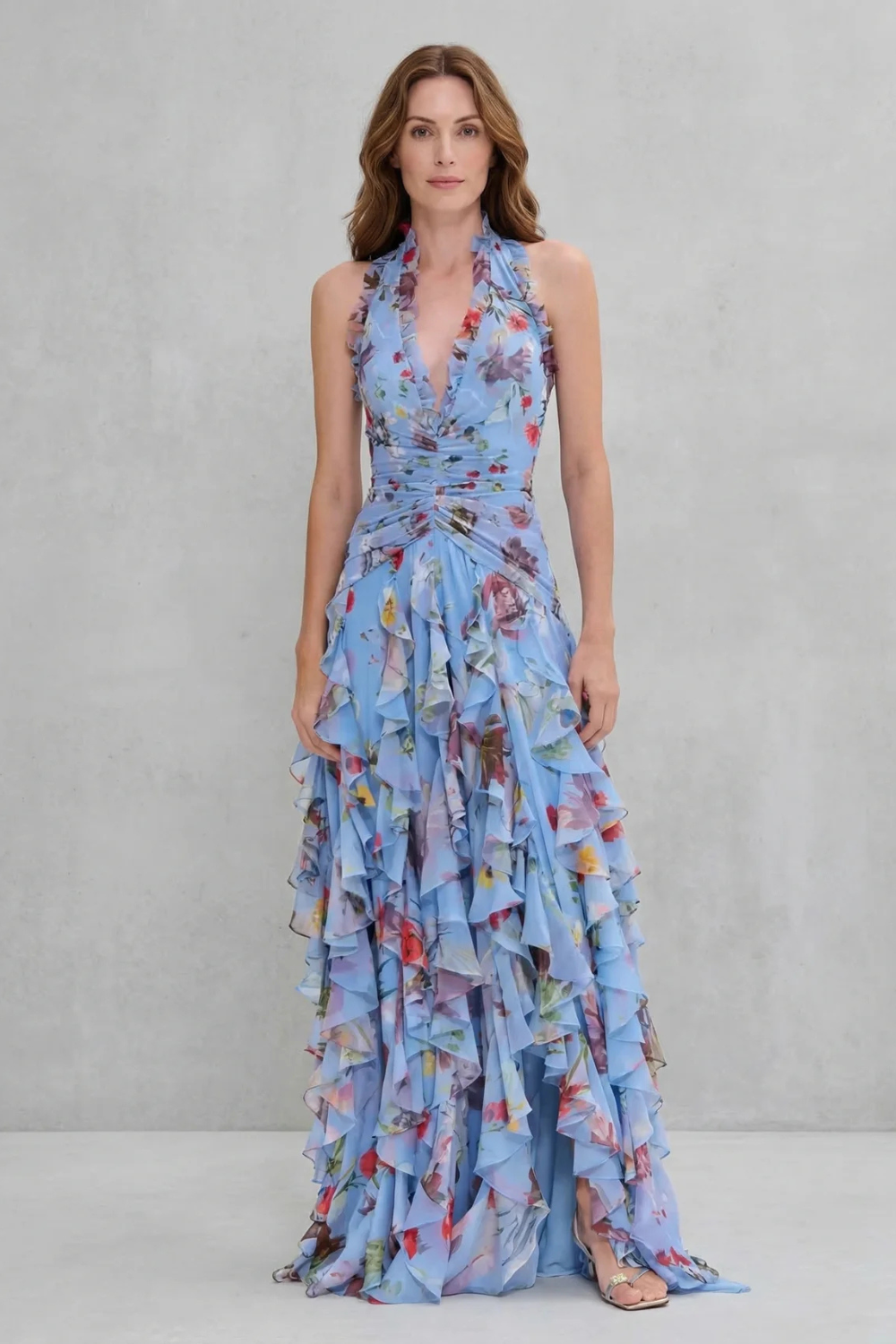 katerin | Vestido largo tipo halter