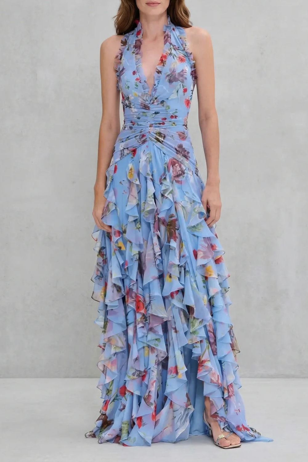 katerin | Vestido largo tipo halter