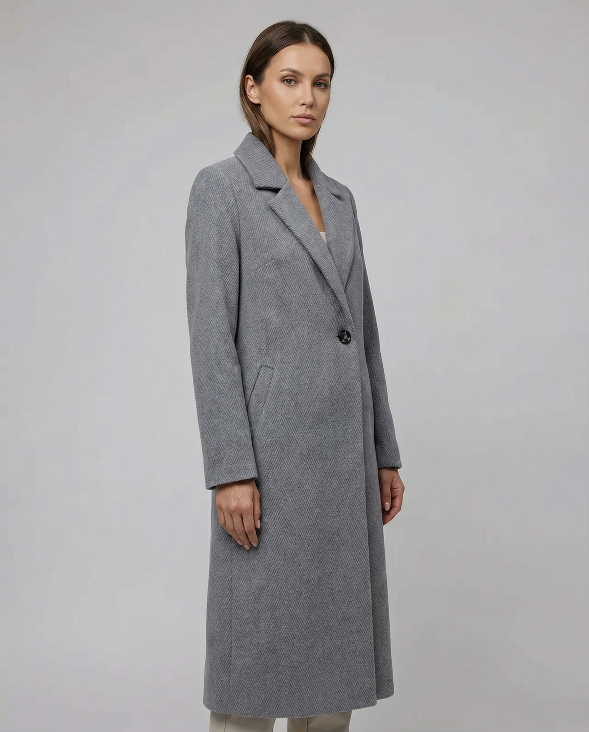 Gabardina de Largo Medio para Trabajo y Uso Casual para Mujer