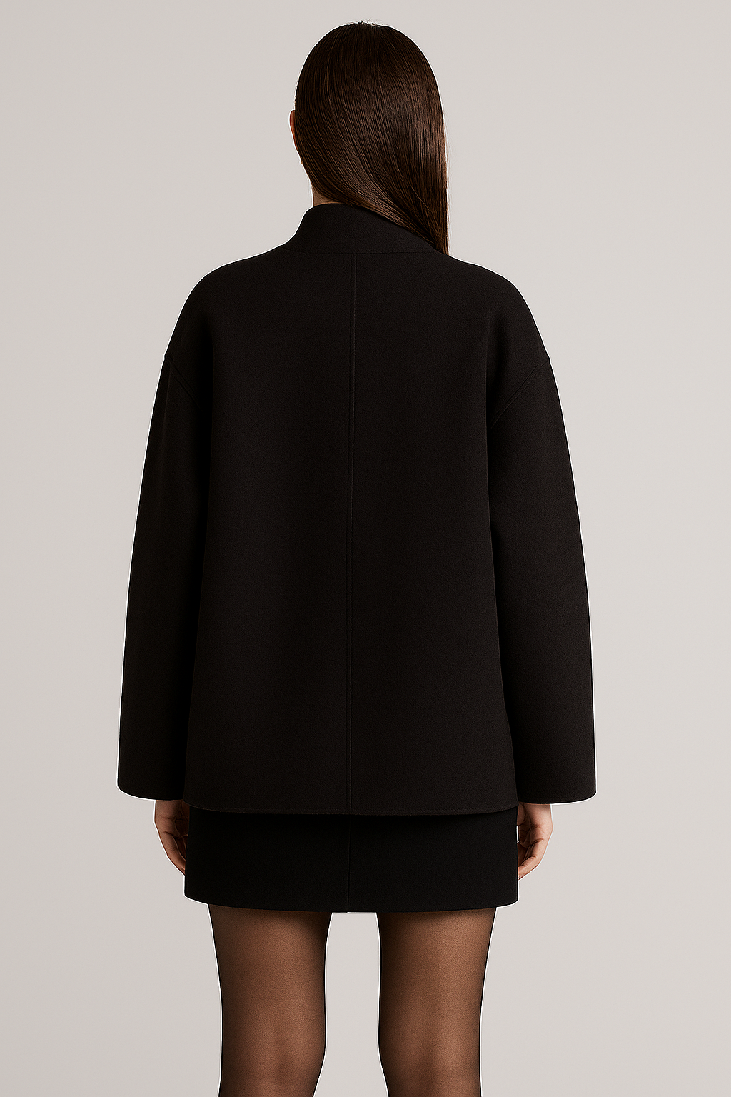 Abrigo Oversized de Doble Botonadura para Mujer