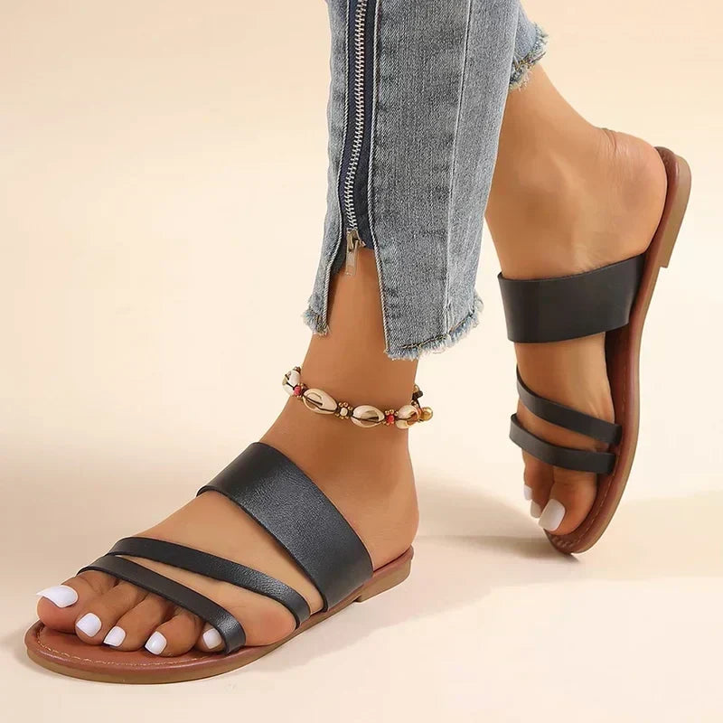 Hannah™ | Sandalias Planas Casuales y Cómodas