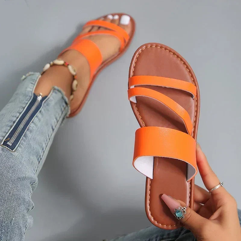 Hannah™ | Sandalias Planas Casuales y Cómodas