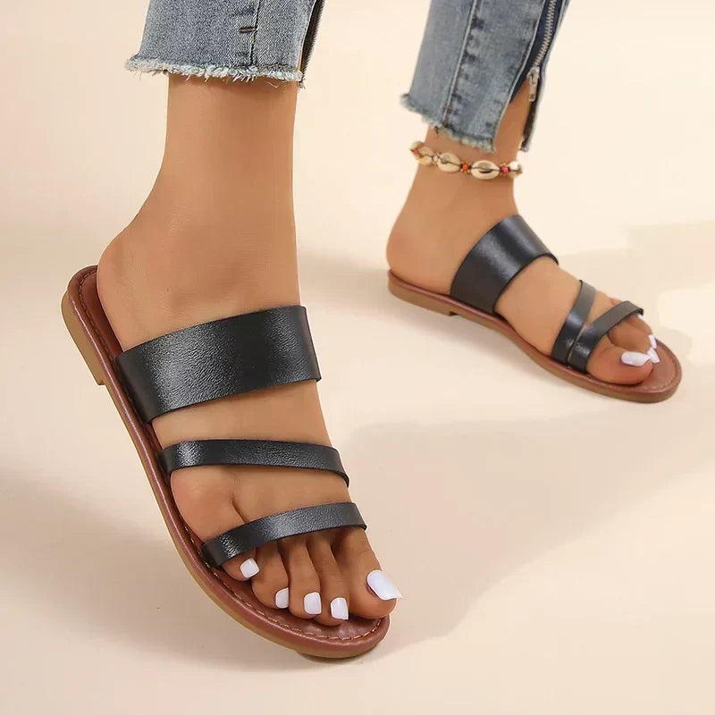 Hannah™ | Sandalias Planas Casuales y Cómodas