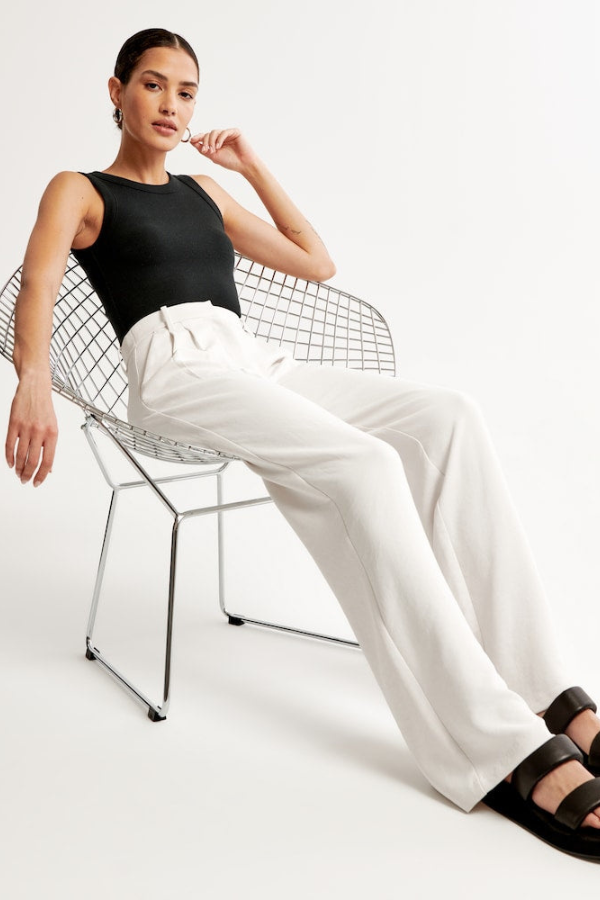 Claudia | Pantalones de sastre de corte ancho