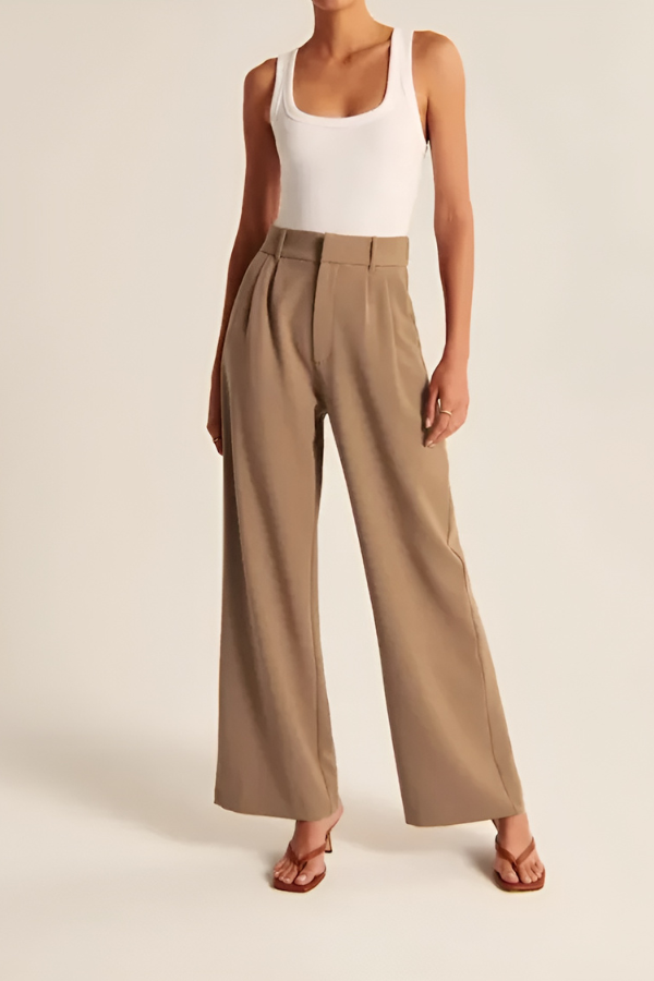 Claudia | Pantalones de sastre de corte ancho