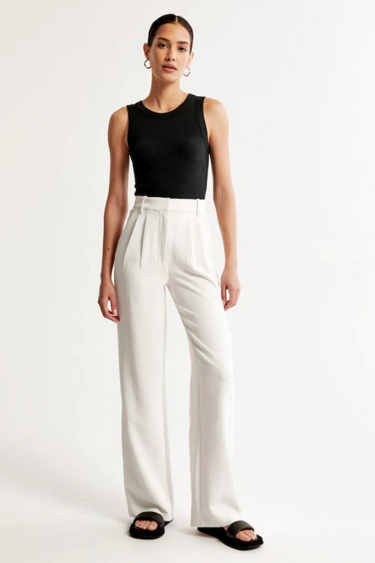 Claudia | Pantalones de sastre de corte ancho