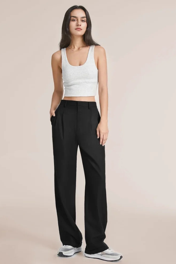 Claudia | Pantalones de sastre de corte ancho