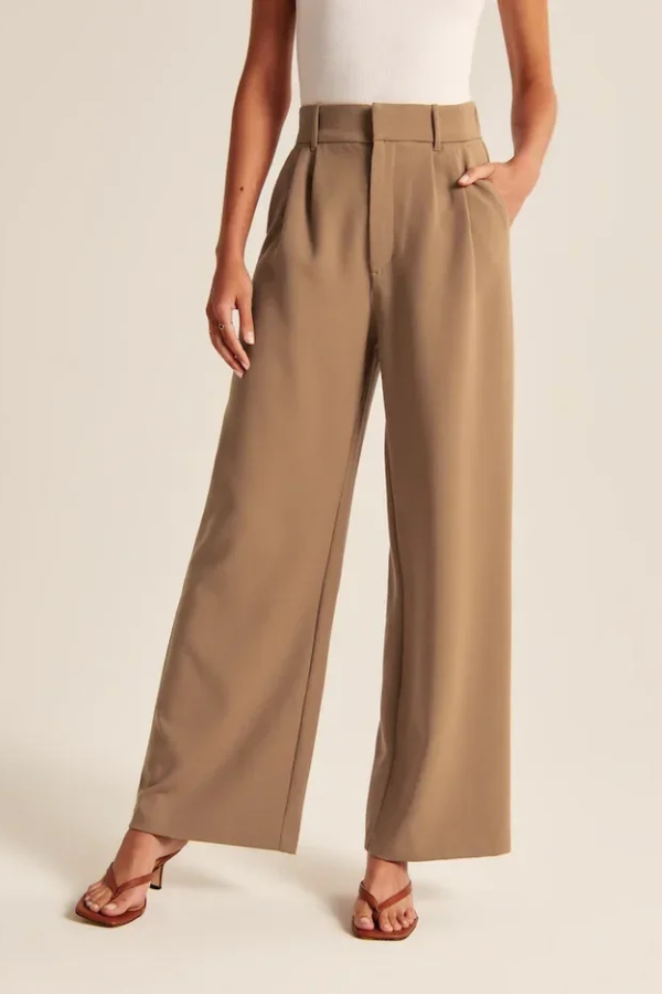 Claudia | Pantalones de sastre de corte ancho