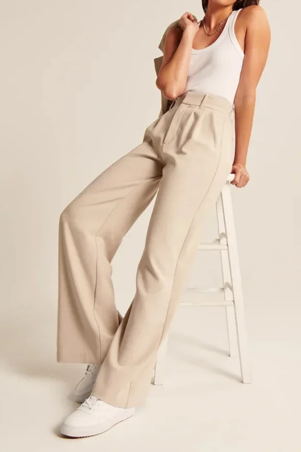 Claudia | Pantalones de sastre de corte ancho