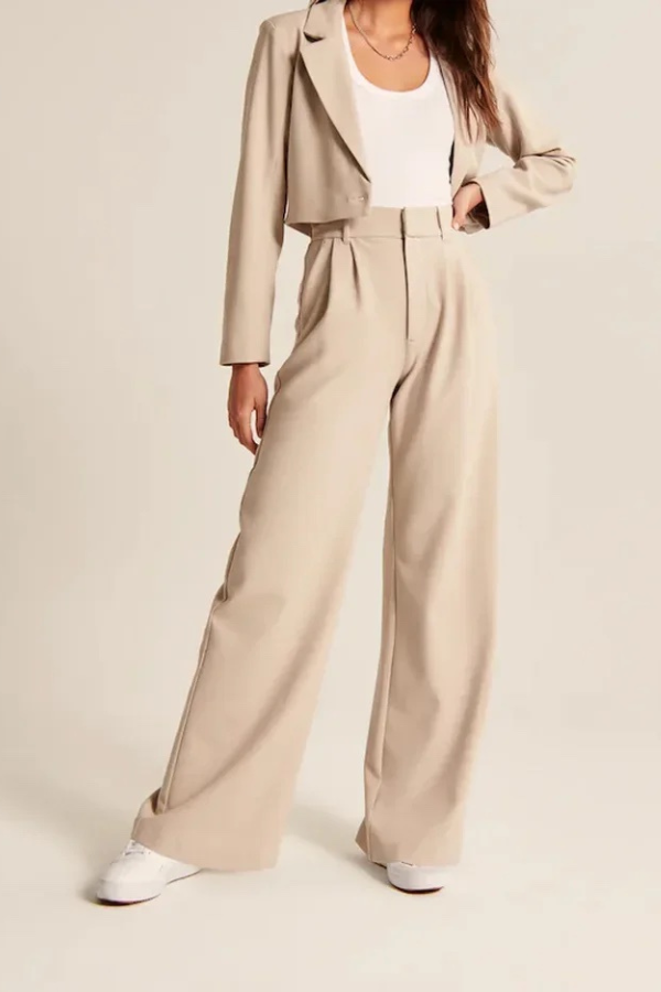 Claudia | Pantalones de sastre de corte ancho