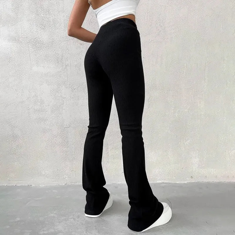 Elisabe| Pantalones acampanados cómodos