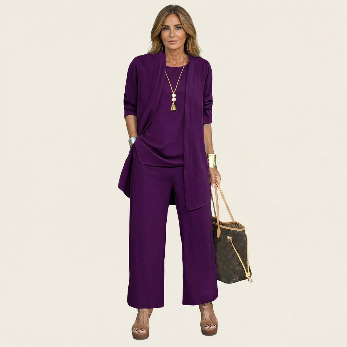 Vivienne | Conjunto minimalista de tres piezas