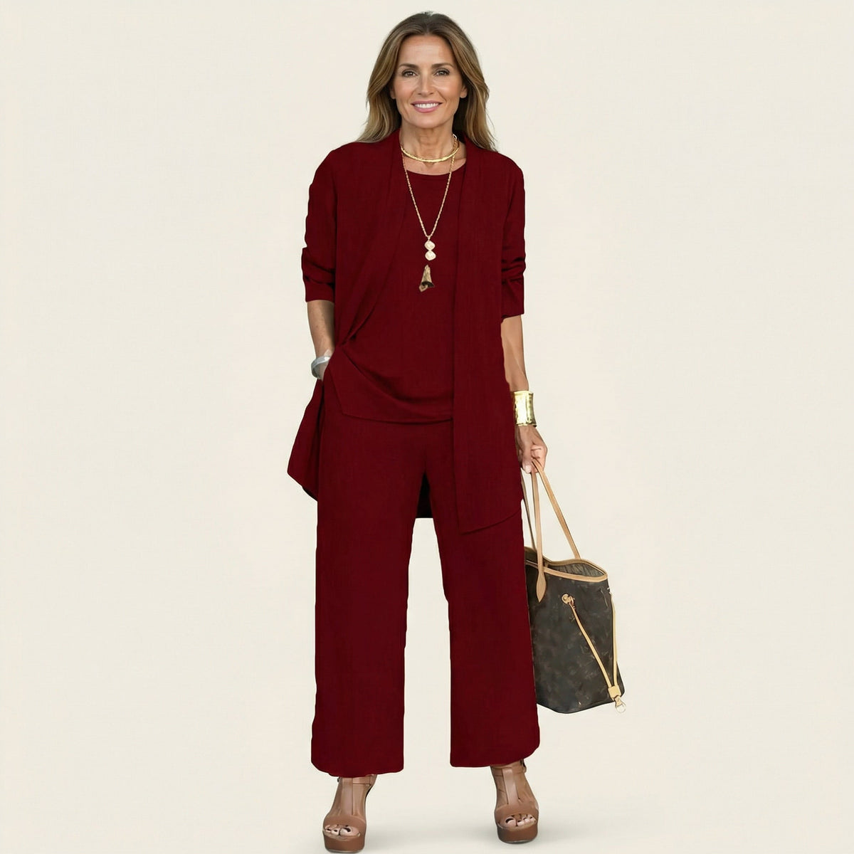 Vivienne | Conjunto minimalista de tres piezas